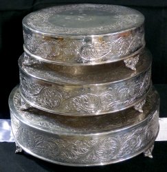 Silver20Cake20Stands20all20three 1602261233 - Cake Stand - Silver Plated 14"