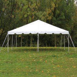 20' x  20' White Frame Tent