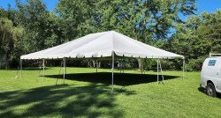 30' x 40' White Frame Tent