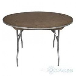 Table Round Wood Top  48