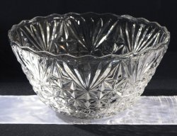 Bowl Large Cut Glass