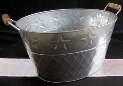 Beverage Tub Oval Galvanized