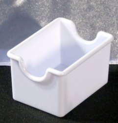 White Sugar Packet Holder