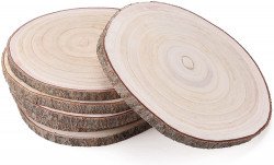 Round Paulownia Wood Slices