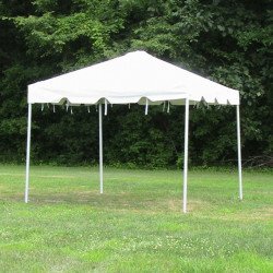 10' x 10' White Frame Tent