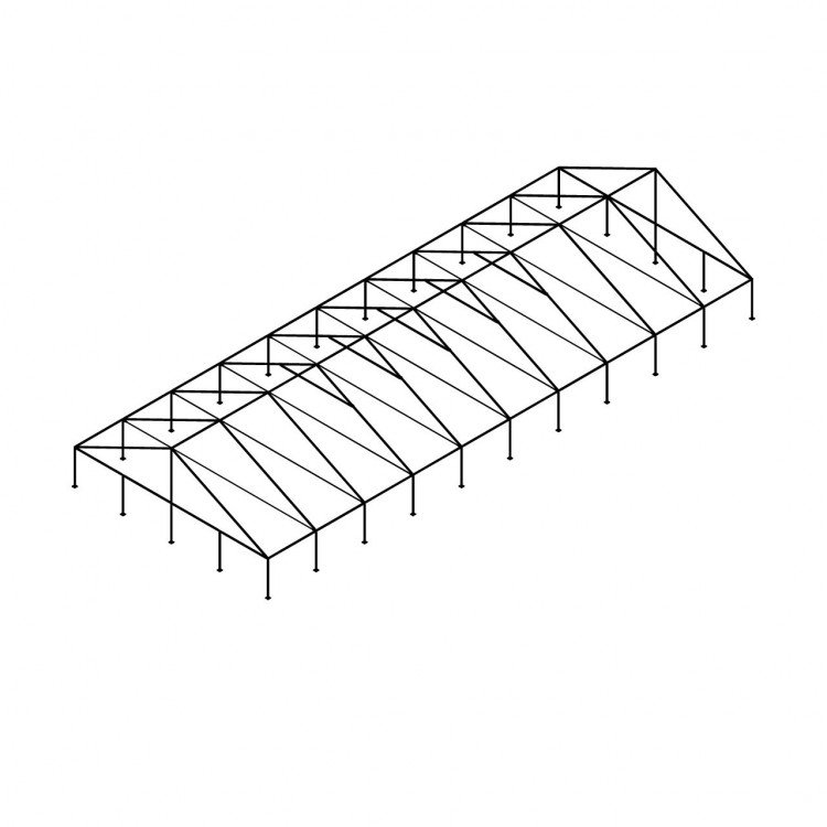 40' x 100' White Frame Tent